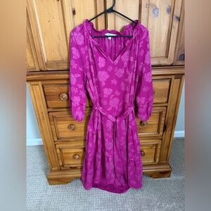 The Pioneer Woman Magenta Floral Long Sleeve Dress
